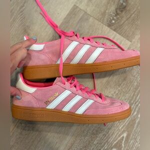 Adidas Spezial Pink and White Women's Sneakers